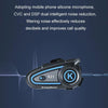 KUQIBAO Motorcycle Helmet Long-lasting Waterproof Bluetooth Headset with Light(Soft Microphone)