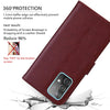 For Xiaomi Redmi A1/A2 Rose Embossed Flip PU Leather Phone Case(Brown)