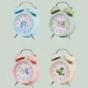 Student Cute Style Bell Alarm Clock Bedside Mute Clock With Light Specification Y35 4 Inch (Green)