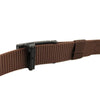 120cm Canvas Imitation Nylon Belt Automatic Buckle Casual Belt without Hole(Grey)