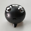 0705 Big Volume Simple Three-Dimensional LED Alarm Clock Mute Luminous Electronic Clock(Black Shell Blue)