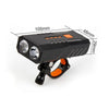 USB Rechargeable Bicycle Front Light Bike FlashLight (White Light)