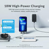 ORICO M3U7 Aluminum Alloy 7-Port USB 3.2 Gen1 5Gbps HUB with 0.5m Cable(Silver)