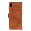 For Alcatel 1B 2020 /Alcatel 1A 2020 Retro Texture PU + TPU Horizontal Flip Leather Case with Holder & Card Slots & Wallet(Brown)