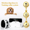 Wireless Dog Fence & Trainer - 300m Range, IPX7 Waterproof (White)