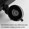 CZC-255 Carbon Fiber Indoor Rearview Mirror Modified Suction Cup Endoscope Auxiliary Mirror(White Mirror)