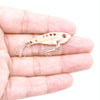 1 Set HENGJIA VIB013 Metal VIB Fake Bait Electroplated Hard Bait, Specification: 4cm 7g(4 Colors)