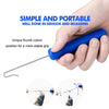 Hook Remover Fishing Bait Hook Removal Tool Multifunctional Hook Dehooker(Blue)