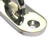 316 Stainless Steel Oval Boat Plate Seat Hand Rowing Boat Fixed Seat Accessories, Specification: 88mm