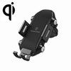 X343 15W Car Wireless Charger Smart Induction Suction Cup Phone Holder(Black)