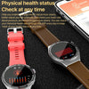 1.3 inch Silicone Band IP68 Waterproof Smart Watch Support Bluetooth Call(Black)