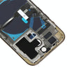iPhone 14 Pro Back Cover Gold - Battery, Wireless Charging, Flex Cable