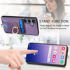 For Samsung Galaxy S25+ 5G Retro Splitable Magnetic Card Bag Leather Phone Case(Purple)