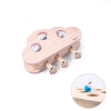 Wooden Cat Toy with Hairy Mice, Cloud Design
