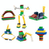 1000 in 1 Intelligent Toys DIY ABS Material Building Blocks with 4 Random Toy Persons, Random Color Delivery