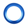 Car Aluminum Steering Wheel Decoration Ring For Cadillac(Blue)
