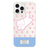 For iPhone 14 Pro Max Skin Feeling Jelly TPU Hybrid PC Phone Case(Polka Dot Kitten White)