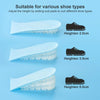 JF101 Invisible Transparent Silicone Heightening Pad Heel Heightening Insole Shock Absorption Half Pad, Specification:One Layer(Black)