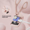 Electric Heated Eyelash Curler Temperature Adjustable Quick Heat Eyelash Curling Clamp(White)