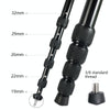 BEXIN MAS325 Portable Travel Outdoor DSLR Camera Aluminum Alloy Monopod Holder(Black)