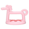 Silicone Baby Teether Anti-Eating Hand Bracelets Baby Teething Stick Toy, Color: Pony Pink