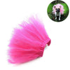 Rose Red Dog Mesh Skirt, Size L (45cm Waist, 15cm Length)