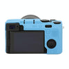 For Sony ILCE-7CM2 / A7C II / A7CR Litchi Texture Soft Silicone Protective Case(Blue)