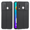 For Huawei P30 Lite Litchi Texture Sliding Camshield TPU Phone Case(Black)