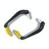 2 PCS Motorcycle Modification Accessories Striped Horn Shape Gear Brake Clutch Handbrake(Gold)