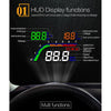 4" OBD2 HUD Car Head Up Display Speed, MPG, Fault Codes - Colour