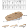 GEL Increasing High Insole Fleece Invisible Increased Pad, Size: S Code 3cm(Apricot)