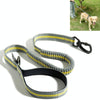Reflective Bungee Dog Lead with Car Safety Buckle (Yellow)