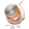 Thick Bottom Maifan Stone Household Small Frying Pan Non Stick Pan Deep Frying Pan, Color:24cm Beige Without Cover