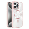 For iPhone 15 Pro Max Glaring CD Texture MagSafe Phone Case(Pink)
