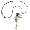 Fashion Retro Large Crown Key Pendants