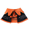 Halloween Pet Cloak, Orange/Black, Reversible, M (Medium Dogs)