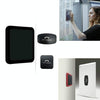 Wall-mounted iPad Magnetic Adsorption Universal Sticker Mobile Phone Wall Bracket(Black B)