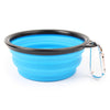 Collapsible Silicone Pet Travel Bowl (13cm, Random Colour)