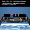 TK11P 1.83 inch IPS Screen IP68 Waterproof Silicone Band Smart Watch, Support Stress Monitoring / ECG (Red)