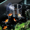 Acrylic Fish Tank Feeding Ring - Floating Feeder with Strong Suction