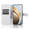For vivo V40 Lite 4G / 5G IDN Diamond Texture Leather Phone Case(White)