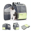 FUNADD Foldable Pet Backpack Carrier, Breathable, Yellow