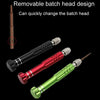 5-in-1 Aluminium Screwdriver Set for Phone Repair (Black)