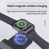 B20 18W 3 in 1 Wireless Charger Stand Charger Dock for iPhone Apple Watch Series(White)
