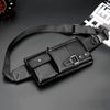 Universal Outdoor Men Shoulder Messenger Bags Retro Men Waist Bag, Size: S (24.5cm x 13cm x 1cm) (Brown)