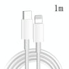 XJ-61 12W USB-C / Type-C to 8 Pin PD Fast Charging Cable, Cable Length:1m