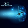 56CM KY-4 WIFI Holographic 3D Fan Shape LED Advertising Machine, Resolution: 1024 x 638 Pixels, Plug Type:AU Plug