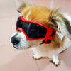 Pet Anti-UV Soft Frame Goggles Dog Sunglasses(Red)