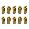 10 PCS Three-claw Copper Clamp Nut for Electric Mill FittingsBore diameter: 2.0mm