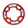 Snail Positive And Negative Tooth Discs Mountain Bike Single Disc Large Tooth Disc 104mm Bcd, Specification:52T(Red)